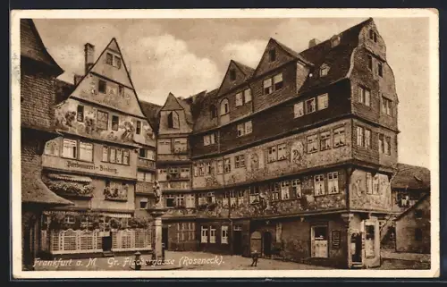 AK Alt-Frankfurt, Gr. Fischergasse, Roseneck
