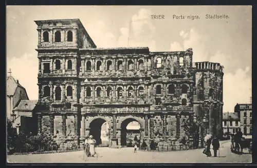 AK Trier, Porta Nigra, Stadtseite