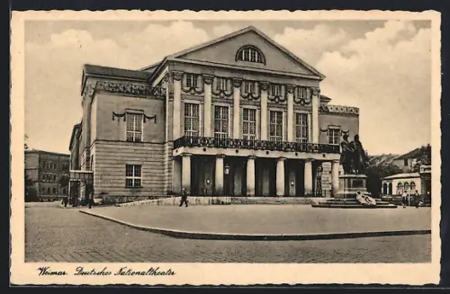 AK Weimar / Thüringen, Deutsches Nationaltheater