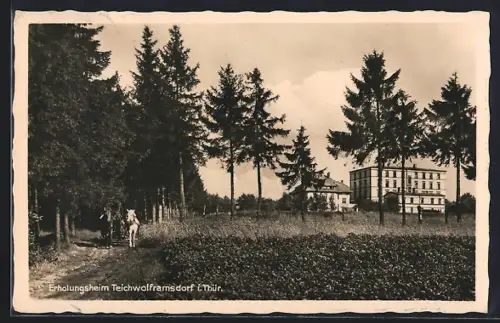 AK Teichwolframsdorf i. Thür., Erholungsheim