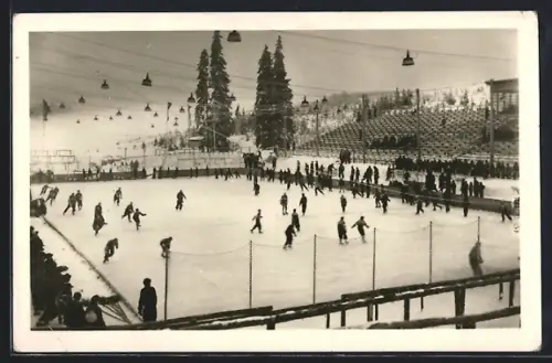 AK Oberhof /Thür., Wintersportplatz, Eisstadion