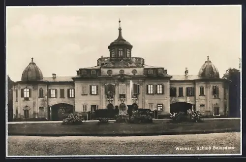 AK Weimar / Thüringen, Schloss Belvedere