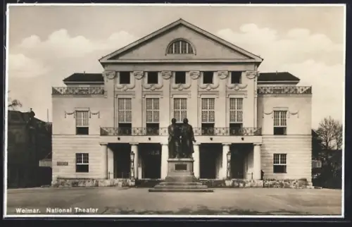 AK Weimar / Thüringen, National Theater