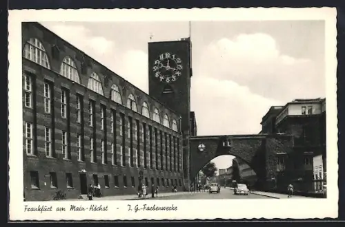 AK Frankfurt-Höchst, I.G.-Farbenwerke