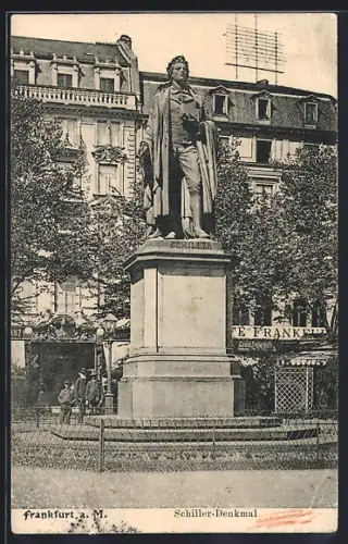 AK Frankfurt, Schiller-Denkmal