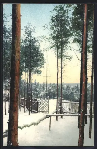 AK Dresden-Rochwitz, Winterpartie am Startplatz