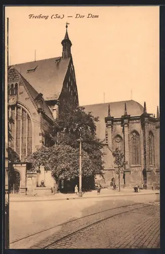 AK Freiberg / Sachsen, Am Dom
