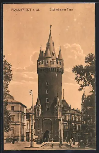 AK Frankfurt a. M., Eschenheimer Turm