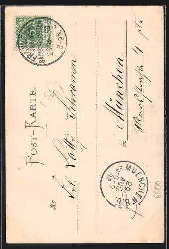 AK Frankfurt a. M., Kaiser Wilhelm-Denkmal