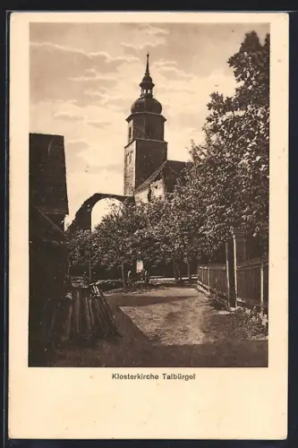 AK Talbürgel, Blick zur Klosterkirche