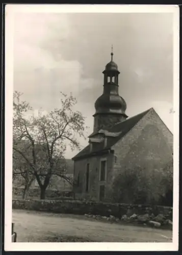 AK Oettern /Weimar, Gesamtansicht der Kirche