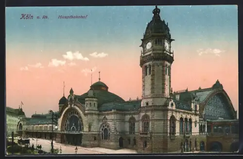 AK Köln, Hauptbahnhof, La gare, the station