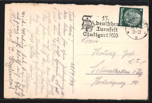 AK Stuttgart, Strassenpartie am Hauptbahnhof, Strassenbahn