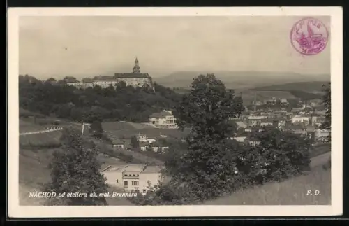 AK Nachod, od atelieru ak. mal. Brunnera