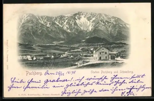 AK Puchberg am Schneeberg, Station Puchberg und Schneeberg