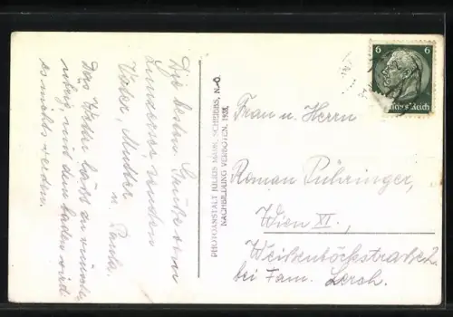 AK Lunz am See, Landungsplatz mit Booten