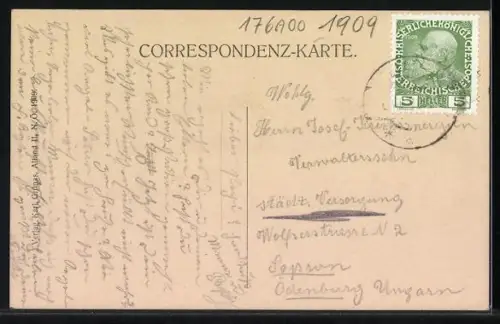 AK Alland, Ansicht der Heilanstalt