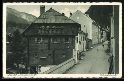 AK Mauterndorf, Teilansicht mit Fleischbrücke
