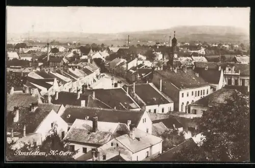 AK Amstetten, Blick aus der Vogelschau