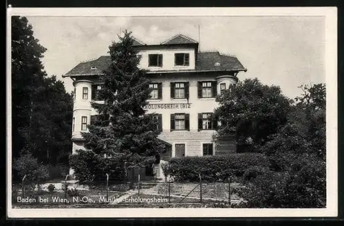 AK Baden bei Wien, Musiker-Erholungsheim