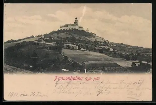 AK Györ felöl, Pannonhalma