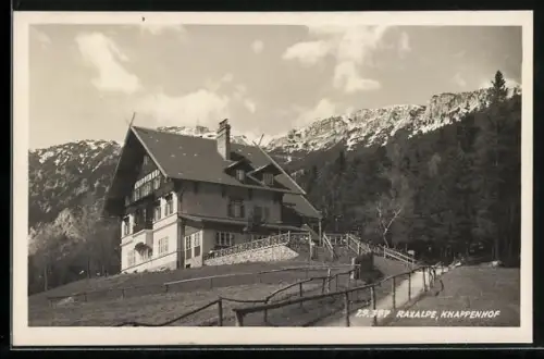 AK Raxalpe, Alpenhotel & Pension Knappenhof