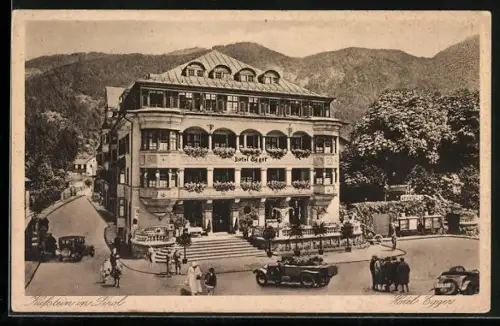 AK Kufstein /Tirol, Hotel Egger