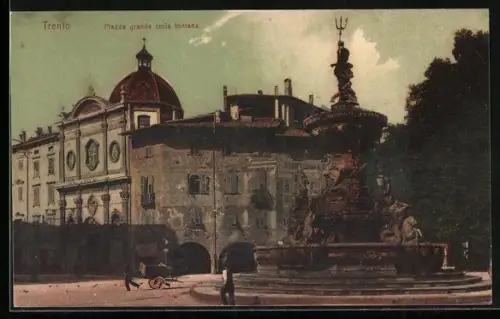 AK Trento, Piazza grande colla fontana
