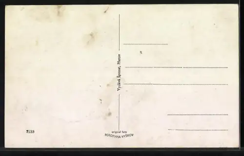 AK Hanacke mesto Prerov, Ortspartie mit Brücke