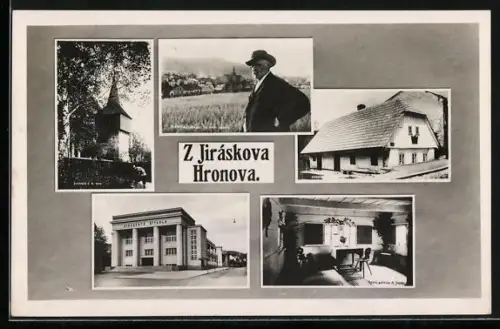 AK Hronov, Zvonice, Divadlo, Mistr. al Jirasek ve svem rodisti