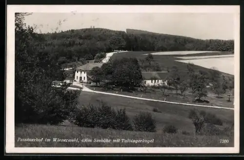 AK Tulbing /N.-Oe., Gasthaus Passauerhof im Wienerwald mit Tulbingerkogel