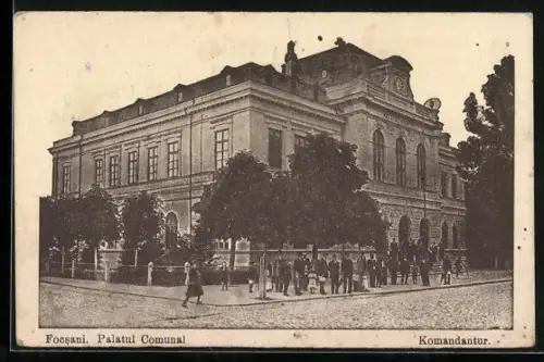 AK Focsani, Palatul Comunal, Komandantur