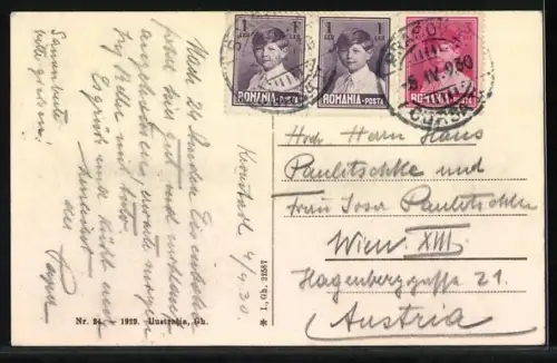 AK Brasov, Biserica neagra evang.-luterana, Gesamtansicht mit Kirche