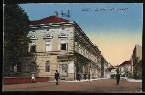 AK Sisak, Kranjcevicéva ulica, Strassenpartie
