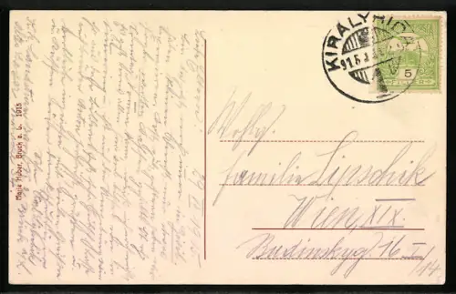 AK Bruck a. d. Leitha, Partie im Lager, Kirchengasse, Altstadt, Kirche, Schlossidylle, an der Grenze