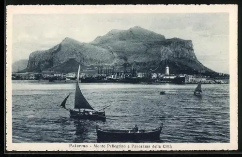 AK Palermo, Monte Pellegrino e Panorama della Citta