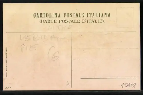 Künstler-AK Manuel Wielandt: Stresa, Ortspartie am Bach