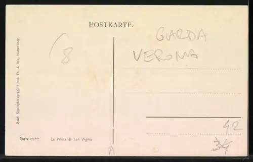 AK San Vigilio, Uferpartie am Gardasee