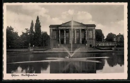 AK Posen / Poznan, Partie am Stadttheater