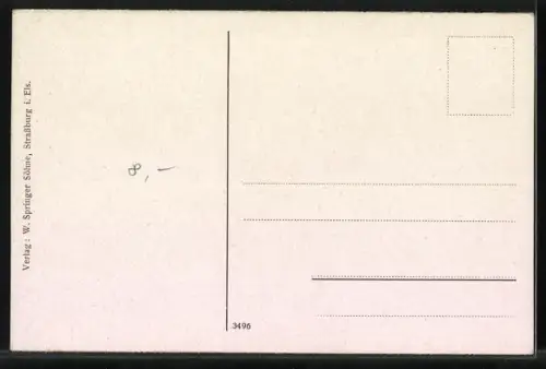 AK Masmünster /Ob. Elsass, Ortsansicht aus der Vogelschau