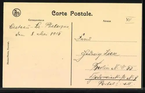 AK Lille, Le nouveau Boulevard Lille-Roubaix-Tourcoing, Strassenbahn