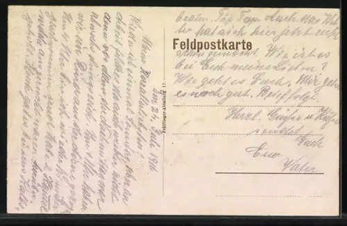 AK Attigny, Marktplatz, Marketenderei
