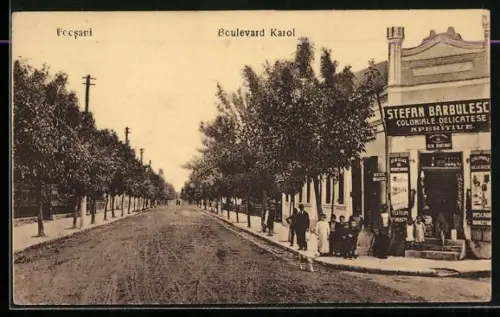 AK Focsani, Boulevard Karol, Geschäft von Stefan Barbulescu