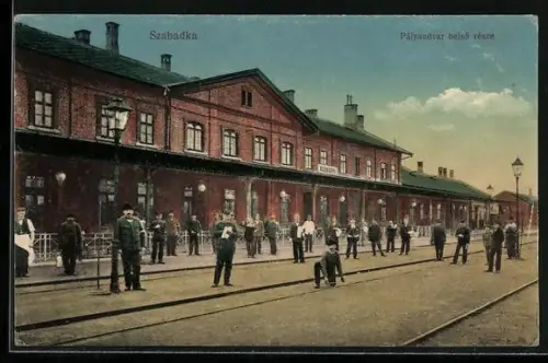 AK Szabadka, Pályaudvar belsö része