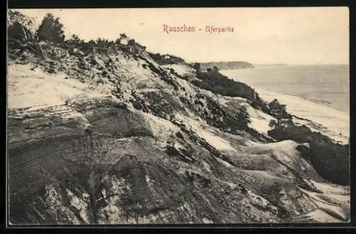 AK Ostseebad Rauschen, Partie am Ufer