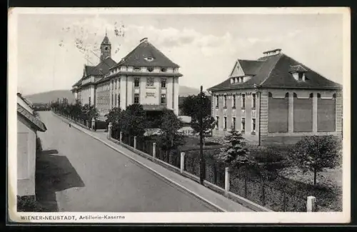 AK Wiener Neustadt, Blick zur Artillerie-Kaserne
