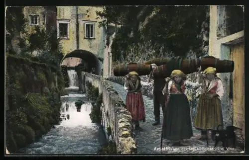 AK Amalfi, Valle dei Mulini, Portatrici di Vino