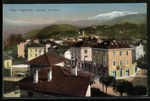 AK Luino /Lago Maggiore, Panorama