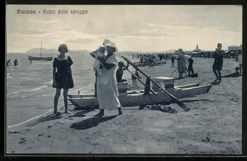 AK Riccione, Gäste am Strand