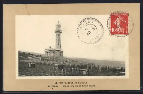 AK Verzenay, Le Phare Joseph Goulet, Grand cru de la Champagne